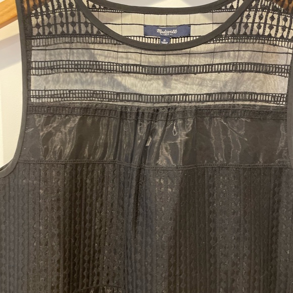 Madewell Tulle & Sheer embroidered dress. 🖤 - Picture 7 of 12